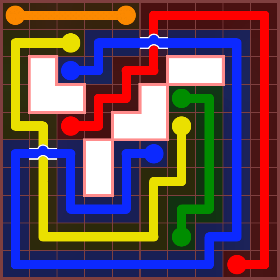 Flow Free 4551 Solution
