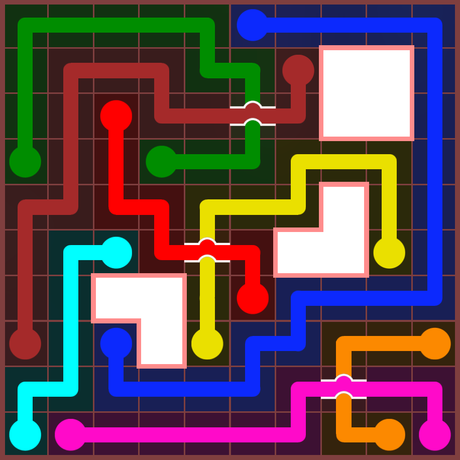 Flow Free 4552 Solution