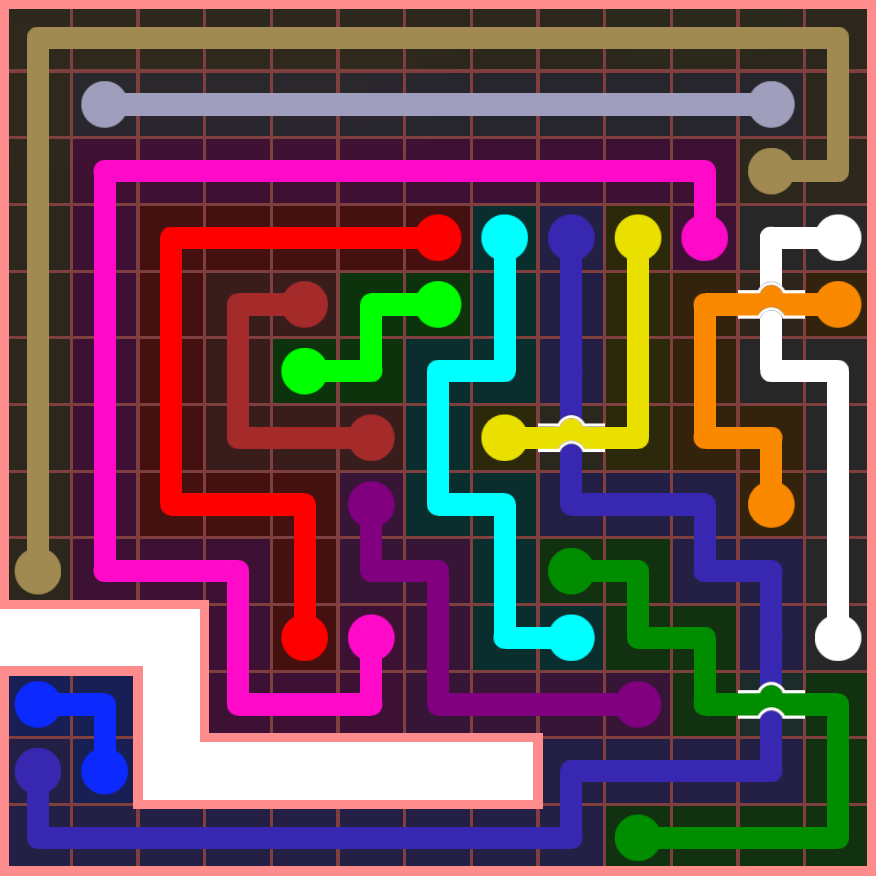 Flow Free 4734 Solution