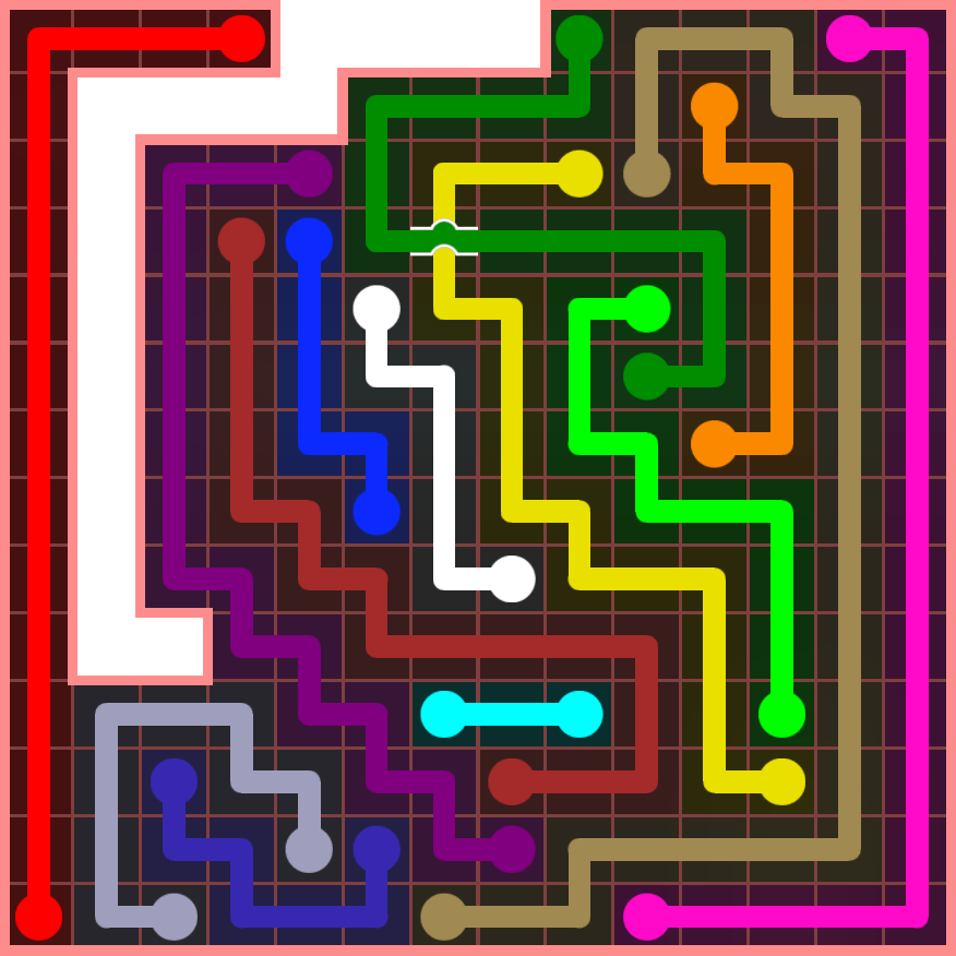 Flow Free 4746 Solution