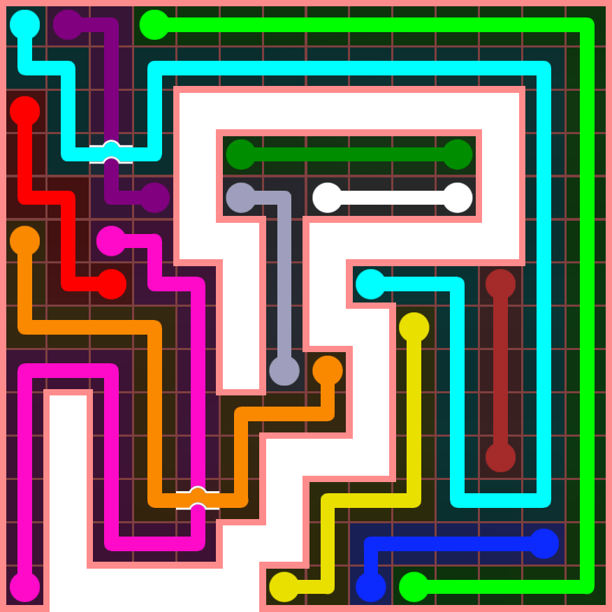 Flow Free 4754 Solution