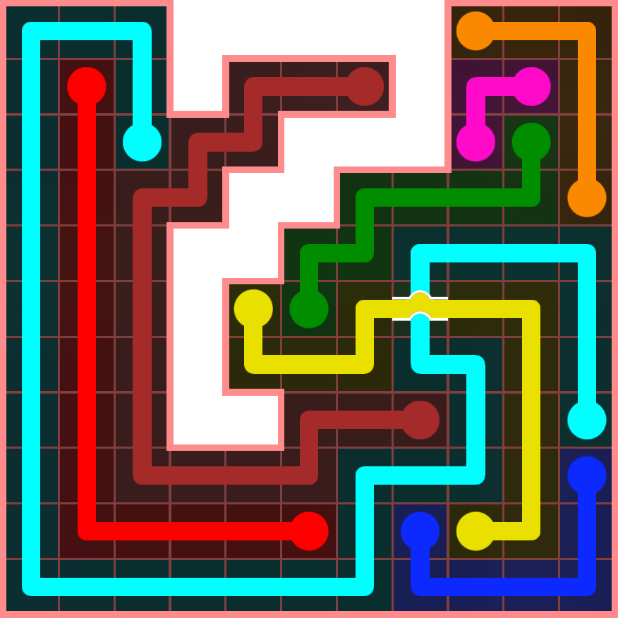 Flow Free 4656 Solution