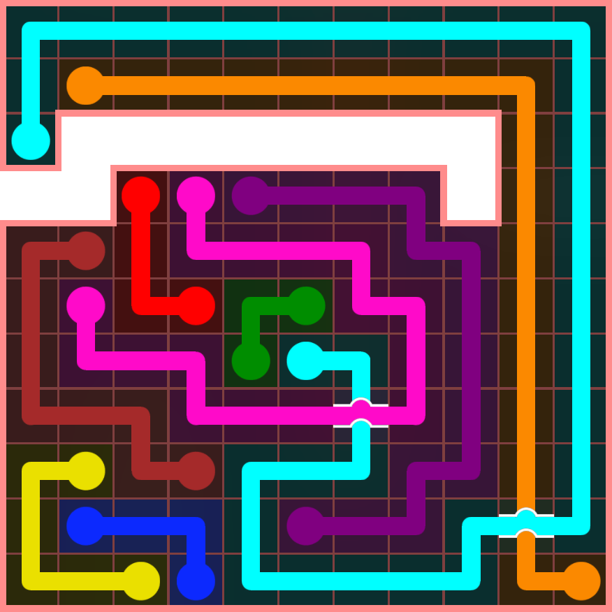 Flow Free 4658 Solution