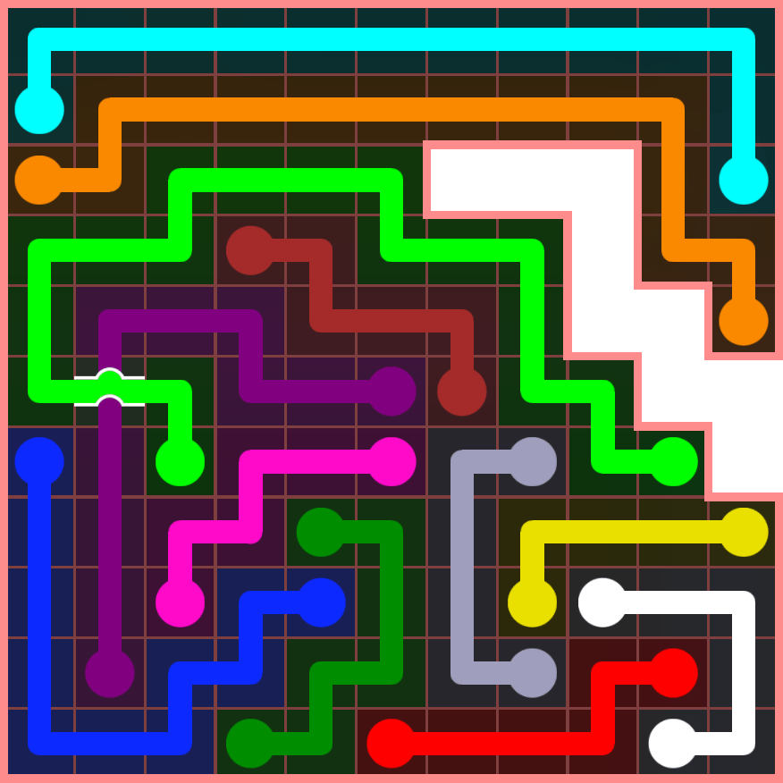 Flow Free 4664 Solution