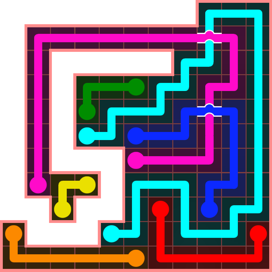 Flow Free 4676 Solution