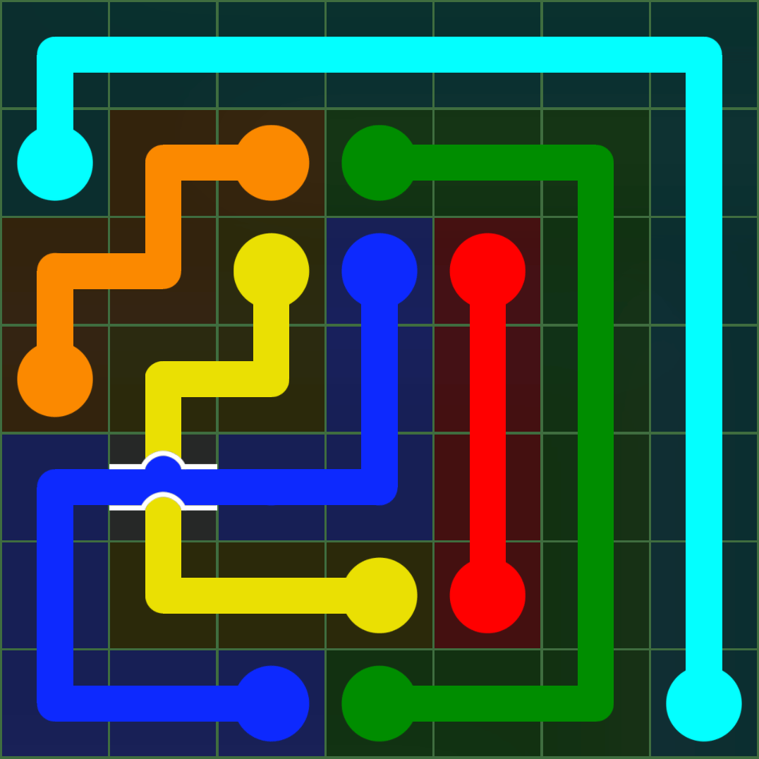Flow Free 2476 Solution