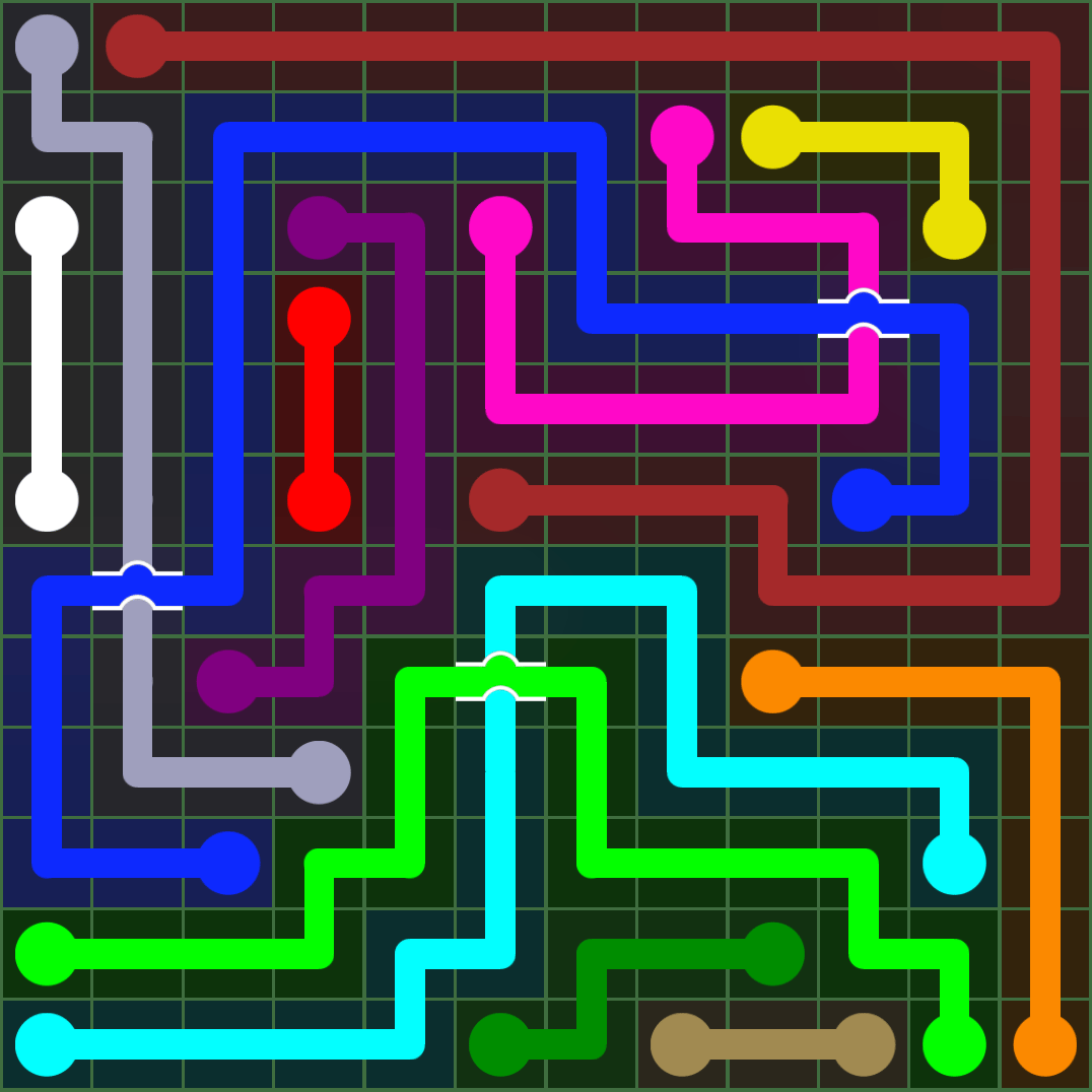 Flow Free 2485 Solution