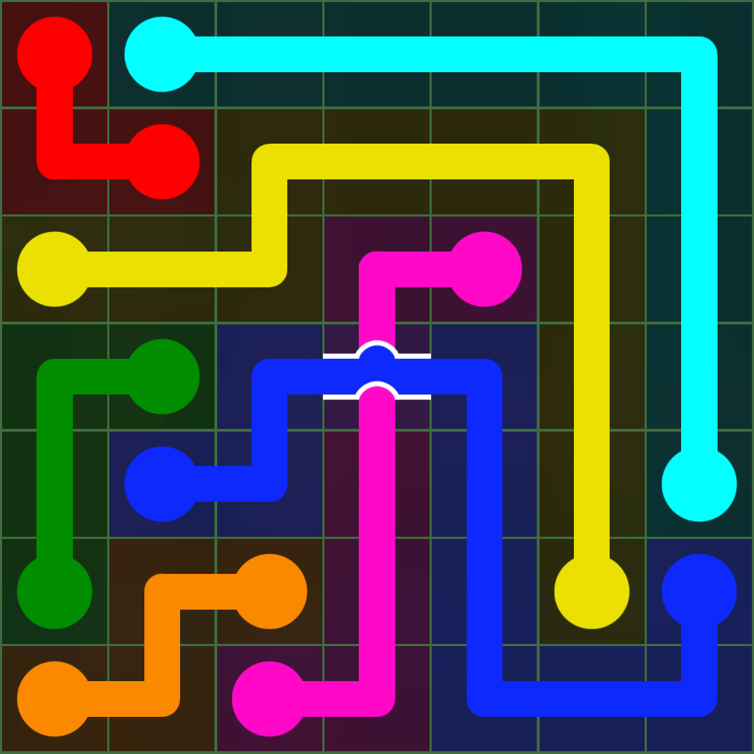 Flow Free 2487 Solution