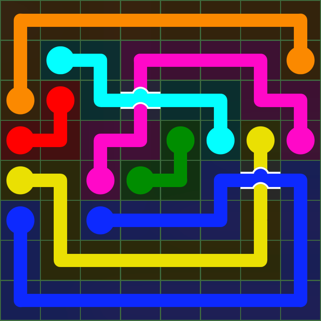 Flow Free 2491 Solution