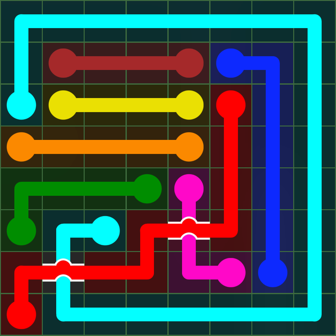 Flow Free 2493 Solution