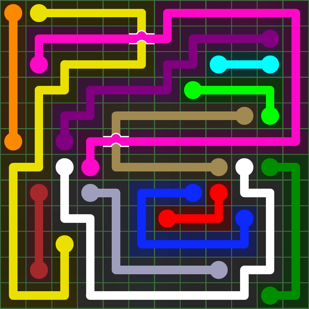 Flow Free 2494 Solution