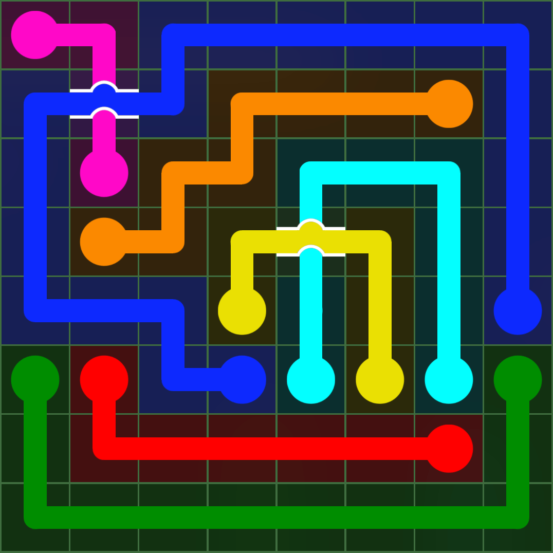 Flow Free 2497 Solution