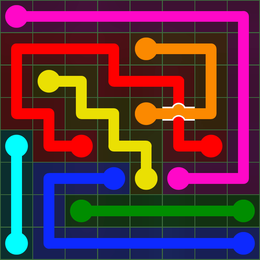 Flow Free 2518 Solution