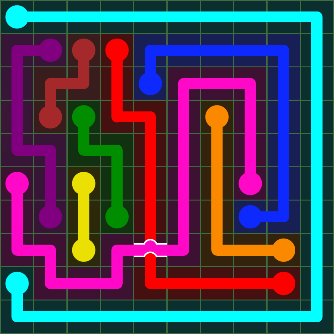 Flow Free 2390 Solution