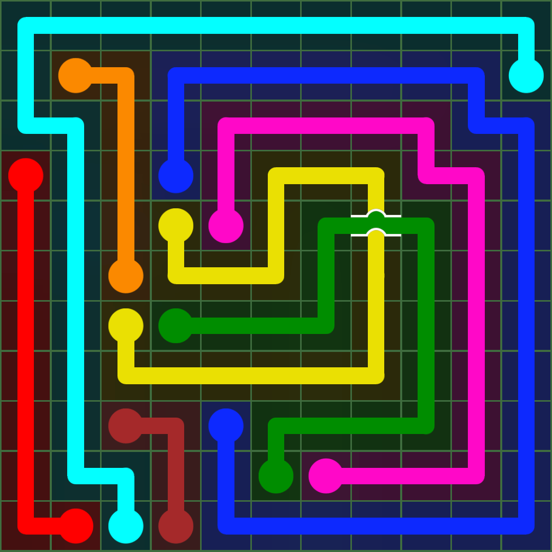 Flow Free 2435 Solution