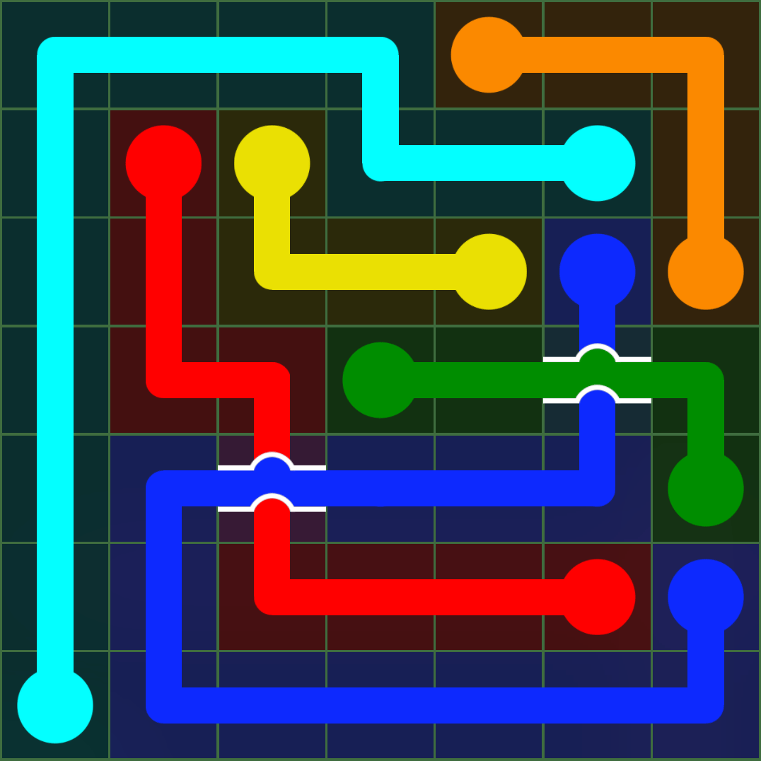 Flow Free 2436 Solution