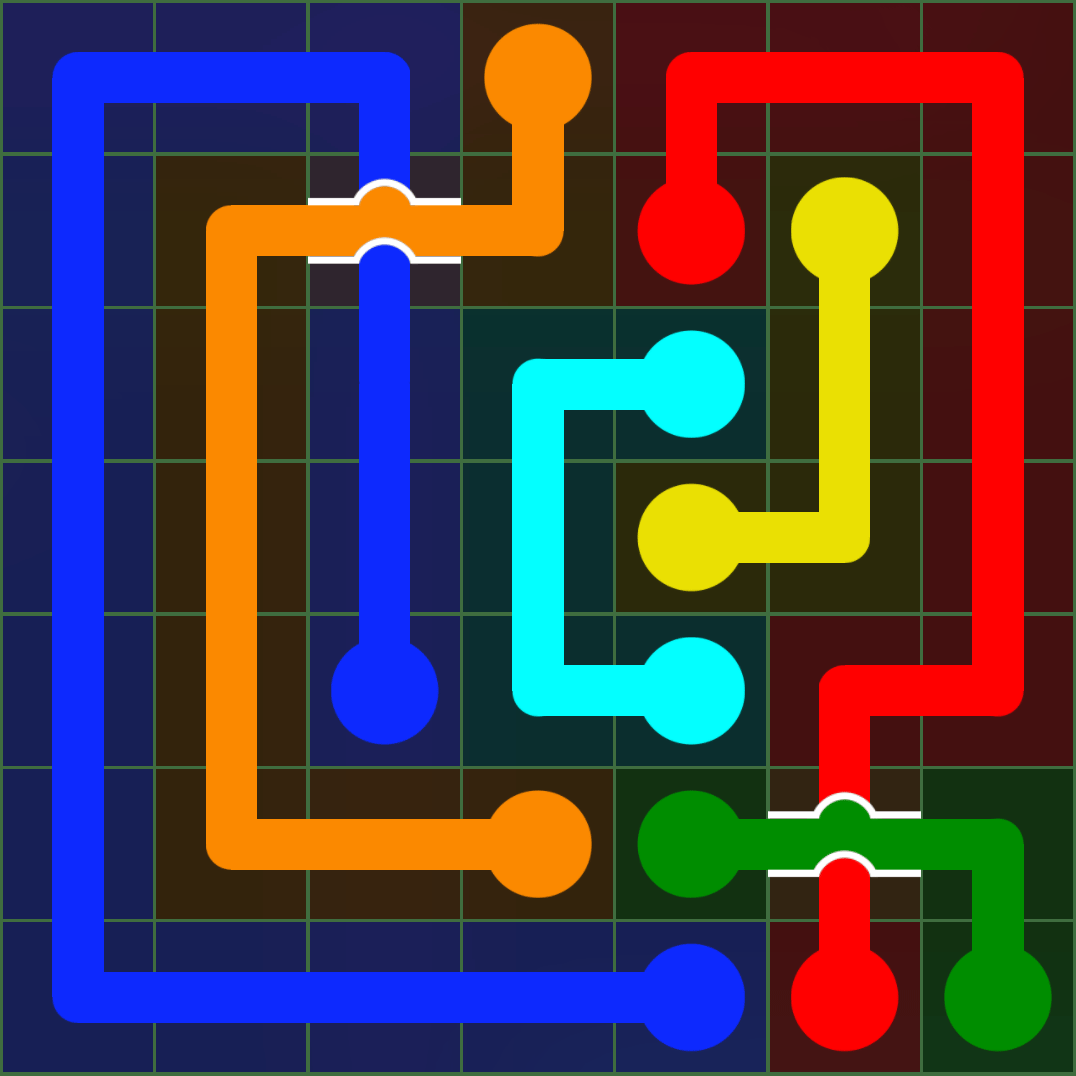 Flow Free 2438 Solution