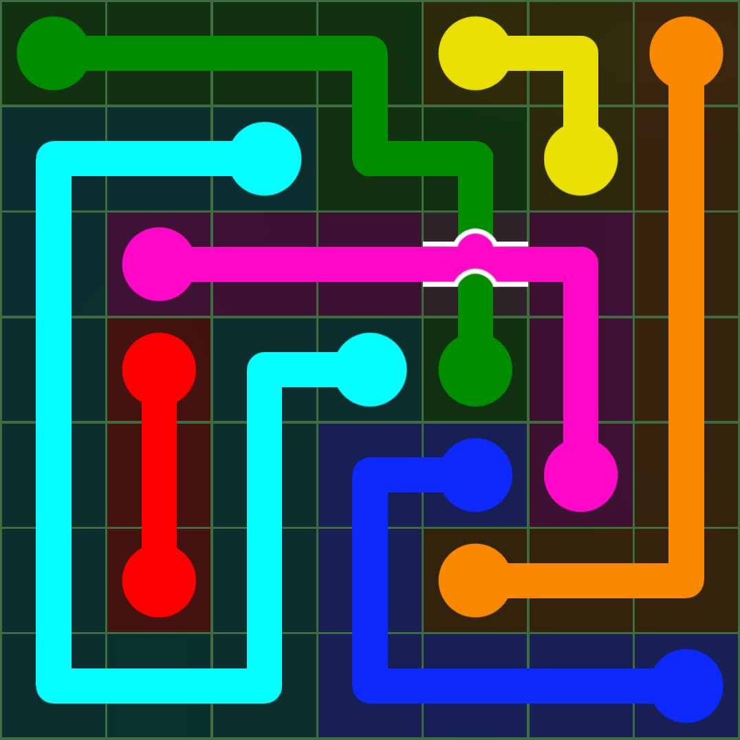 Flow Free 2442 Solution