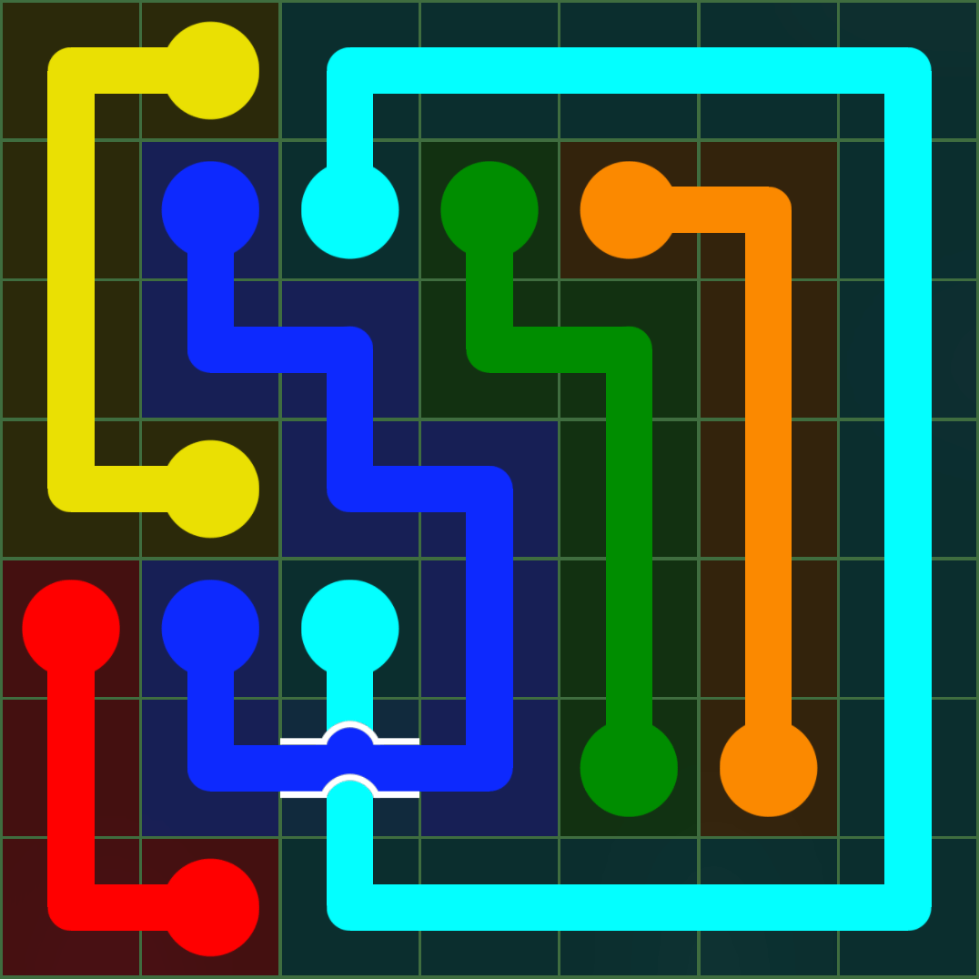 Flow Free 2448 Solution