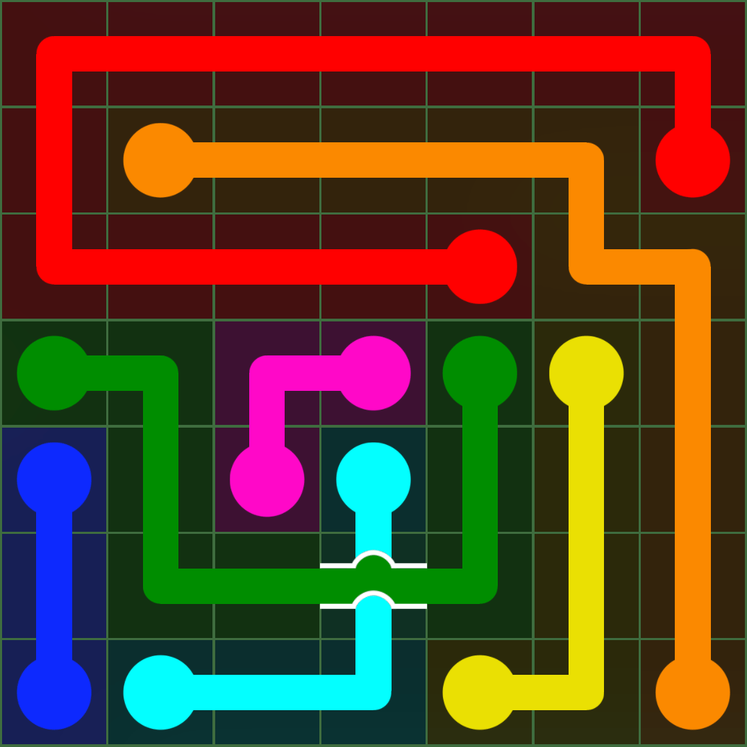 Flow Free 2453 Solution