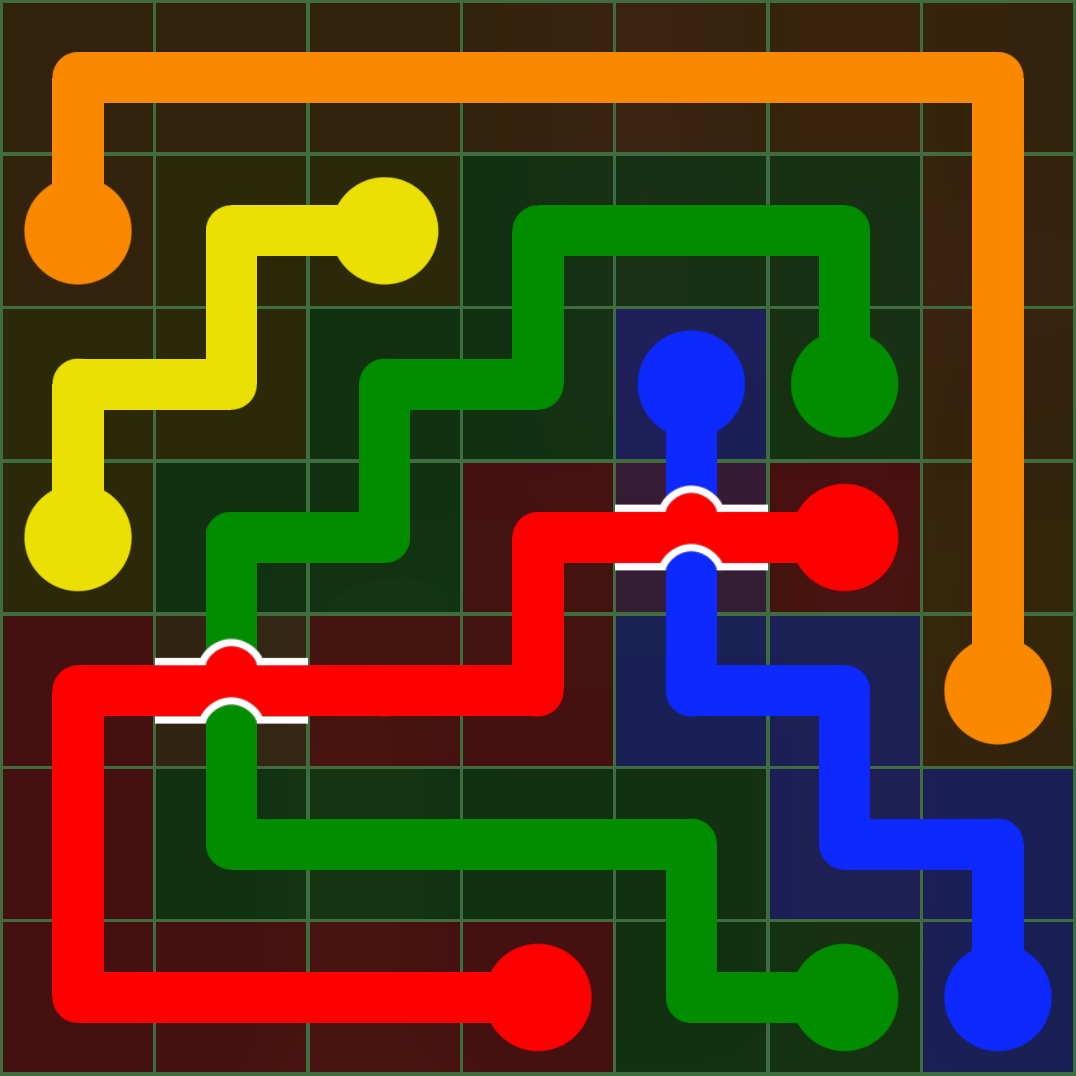 Flow Free 2456 Solution
