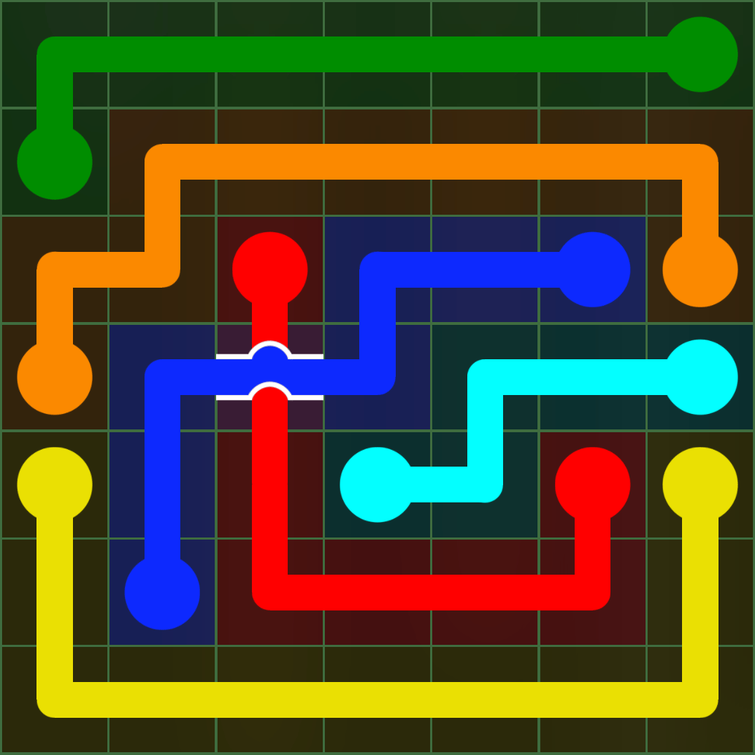Flow Free 2462 Solution