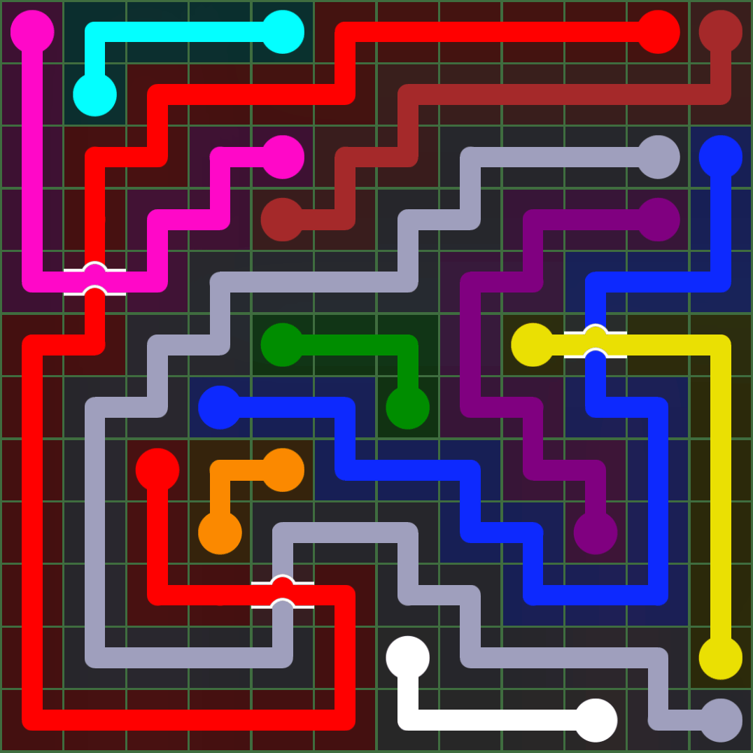 Flow Free 2469 Solution