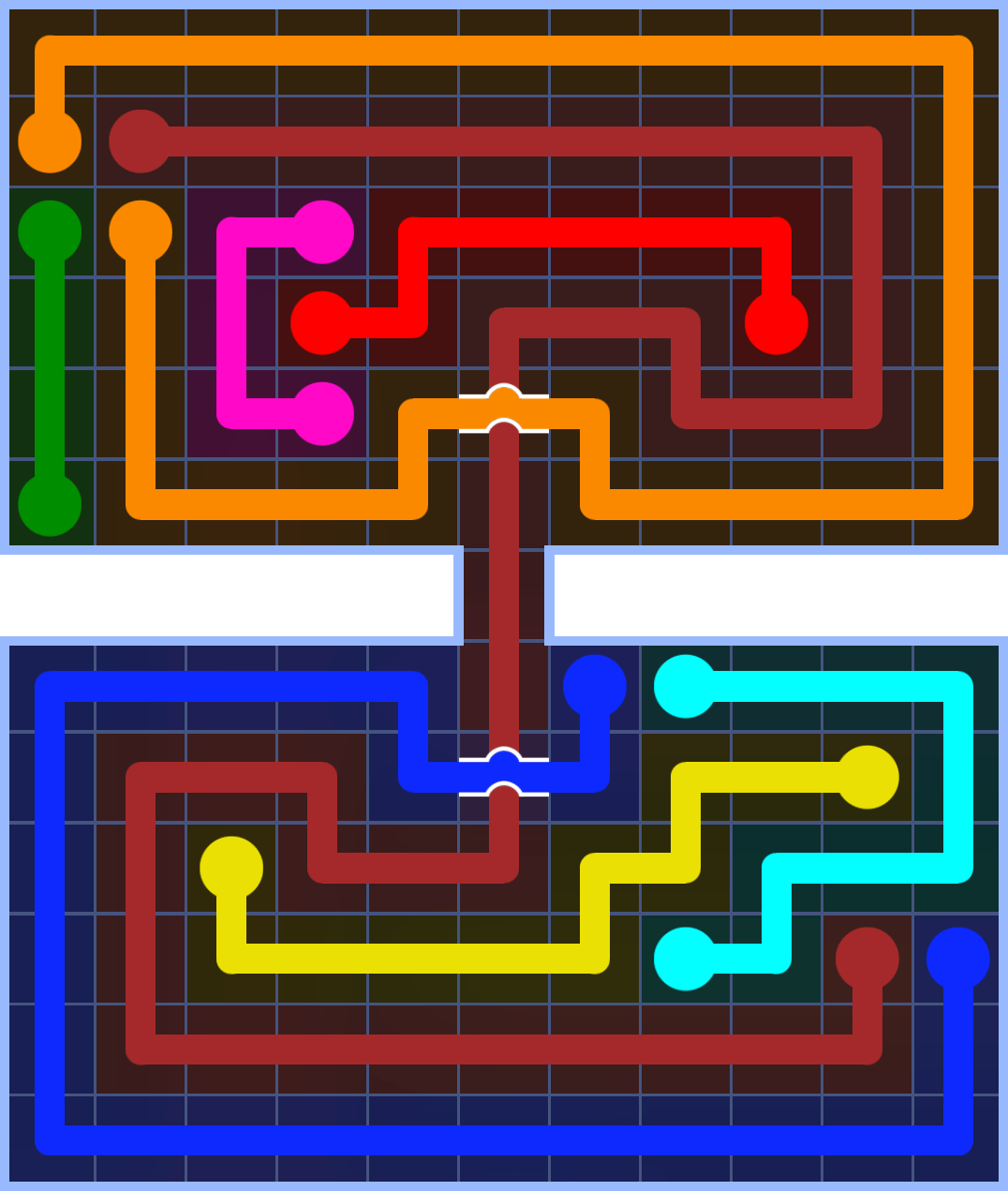 Flow Free 3331 Solution