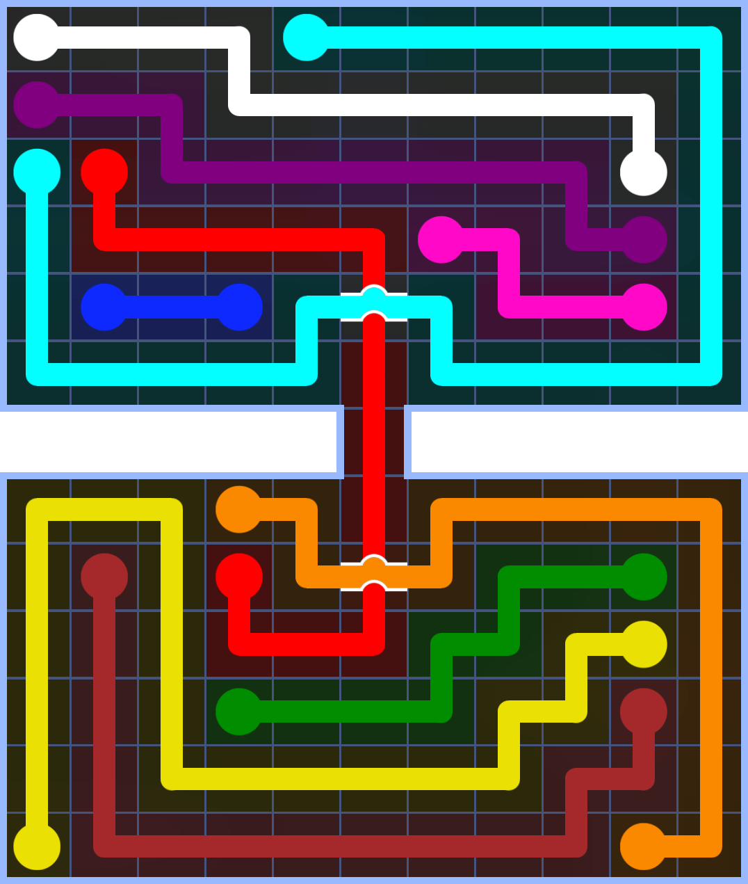 Flow Free 3334 Solution