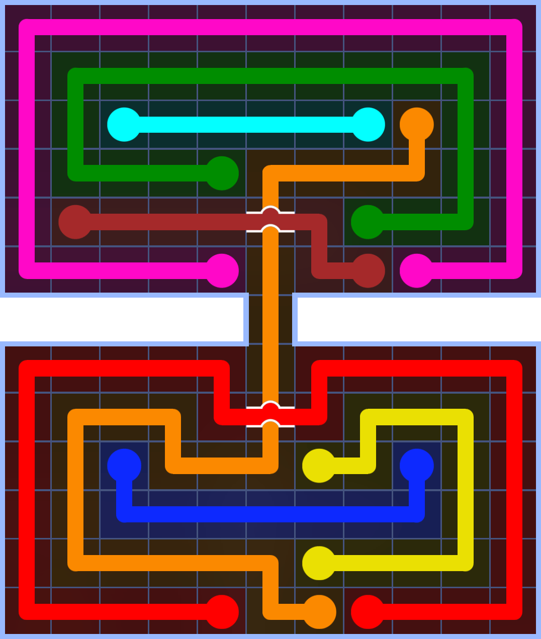 Flow Free 3339 Solution