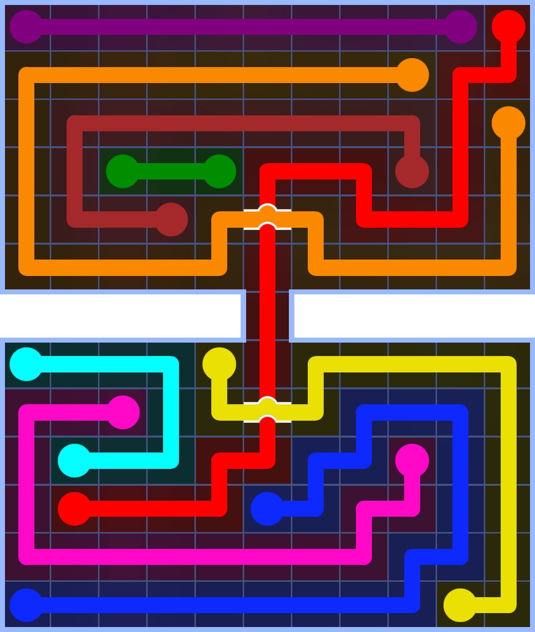 Flow Free 3343 Solution