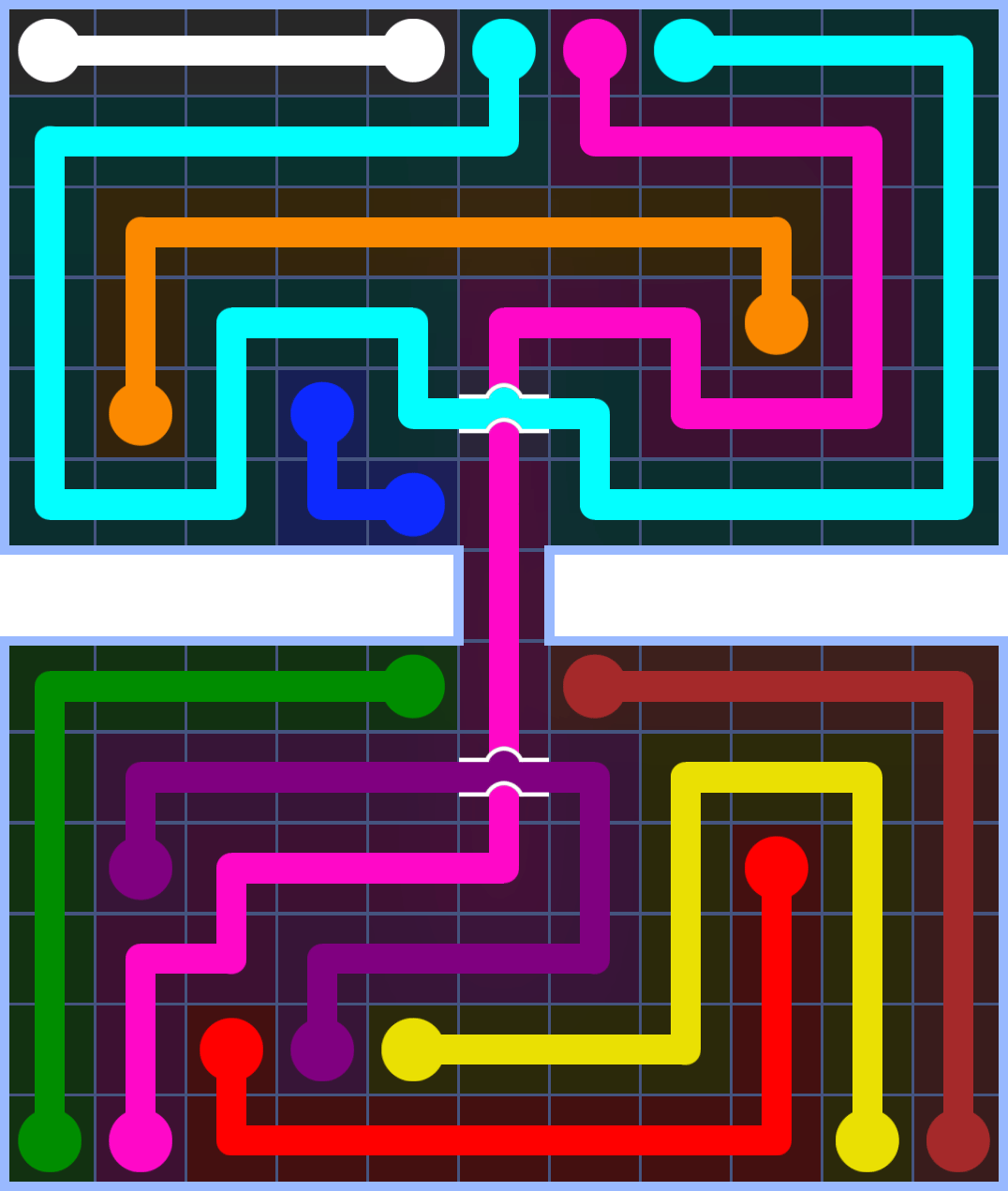 Flow Free 3344 Solution