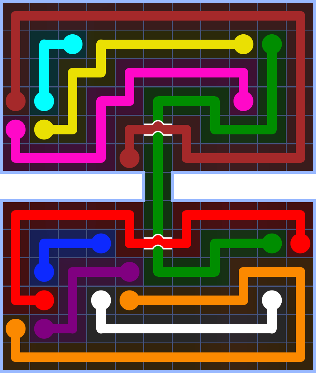 Flow Free 3348 Solution