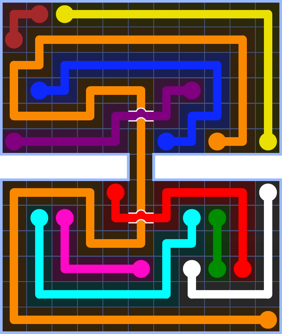 Flow Free 3349 Solution