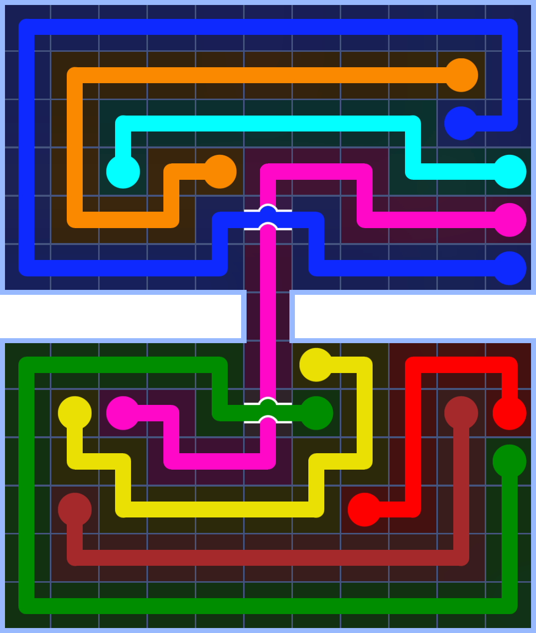 Flow Free 3351 Solution