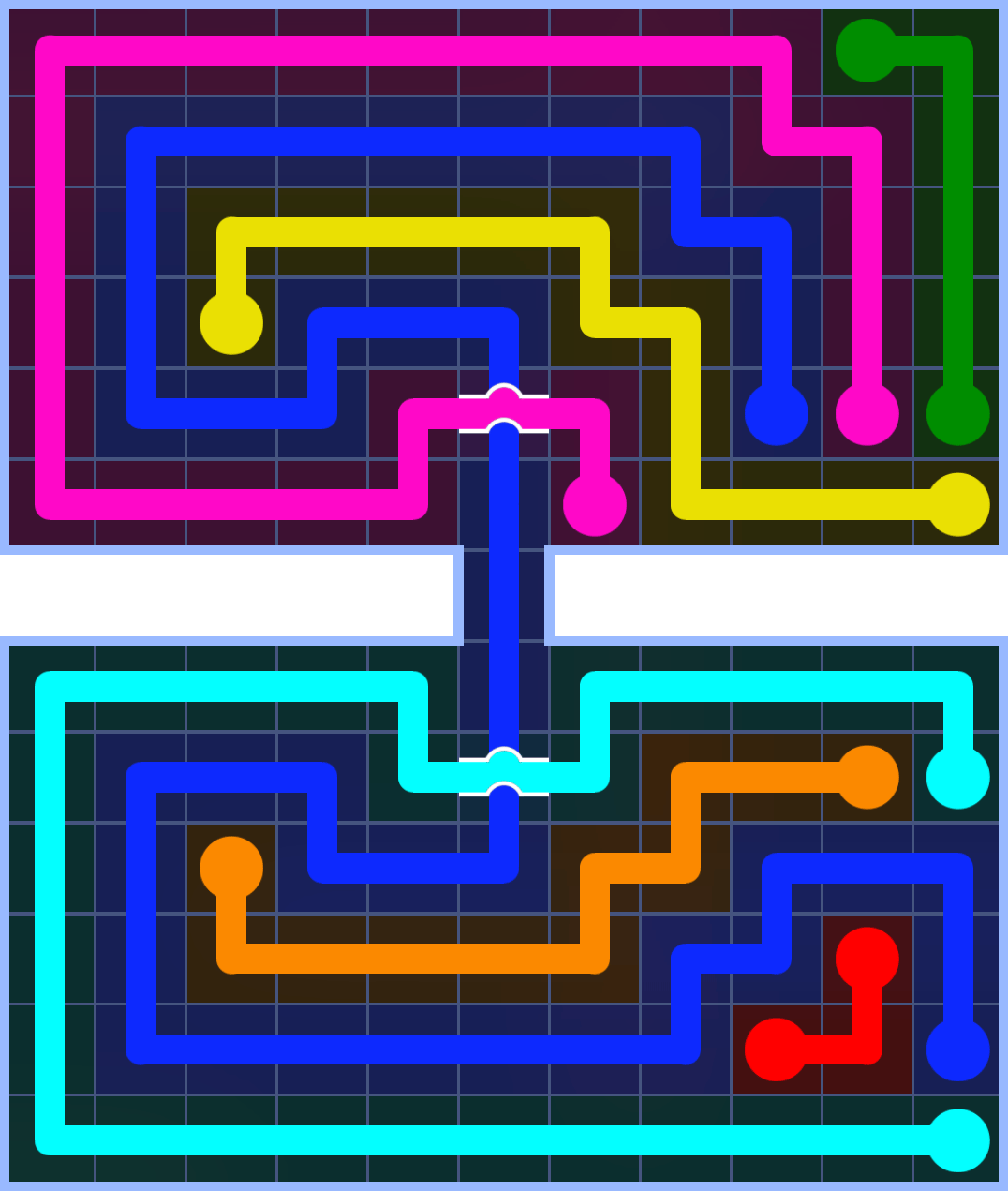 Flow Free 3358 Solution