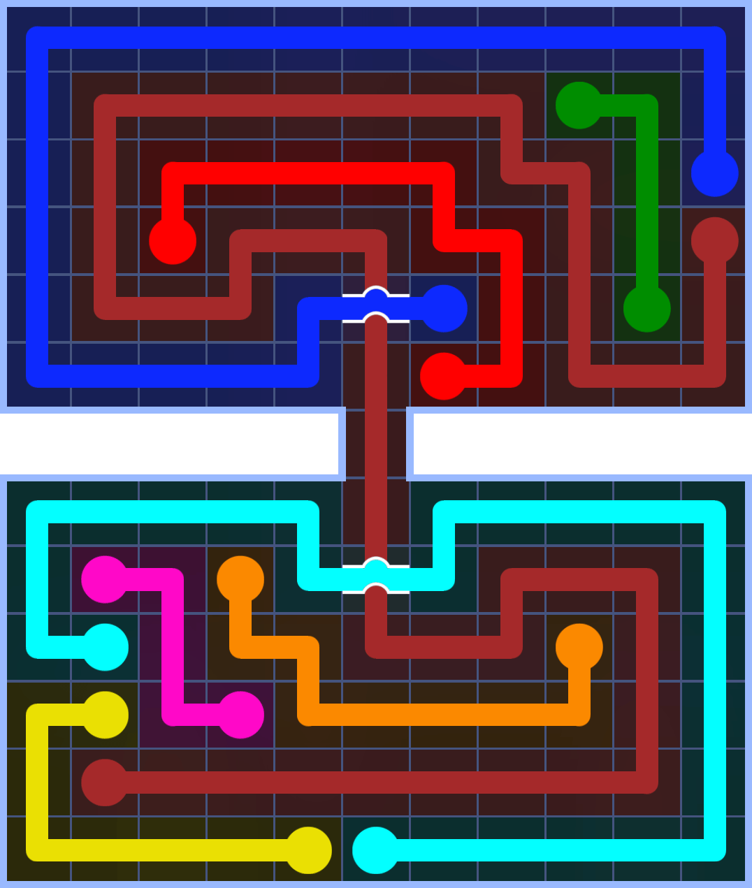 Flow Free 3360 Solution