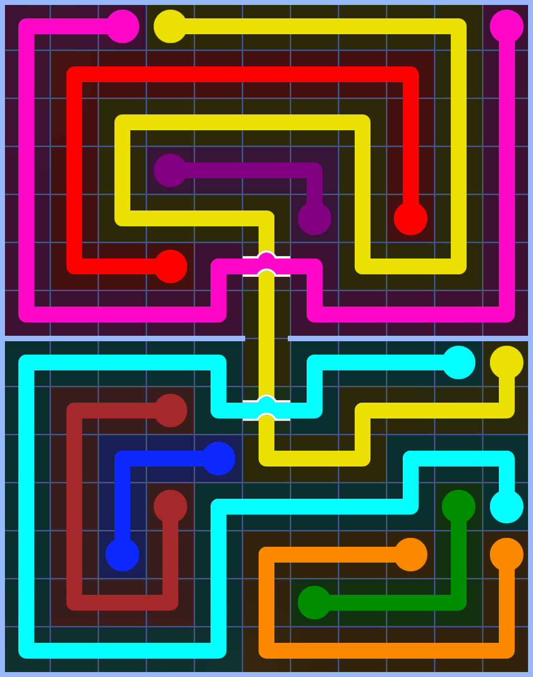 Flow Free 3371 Solution