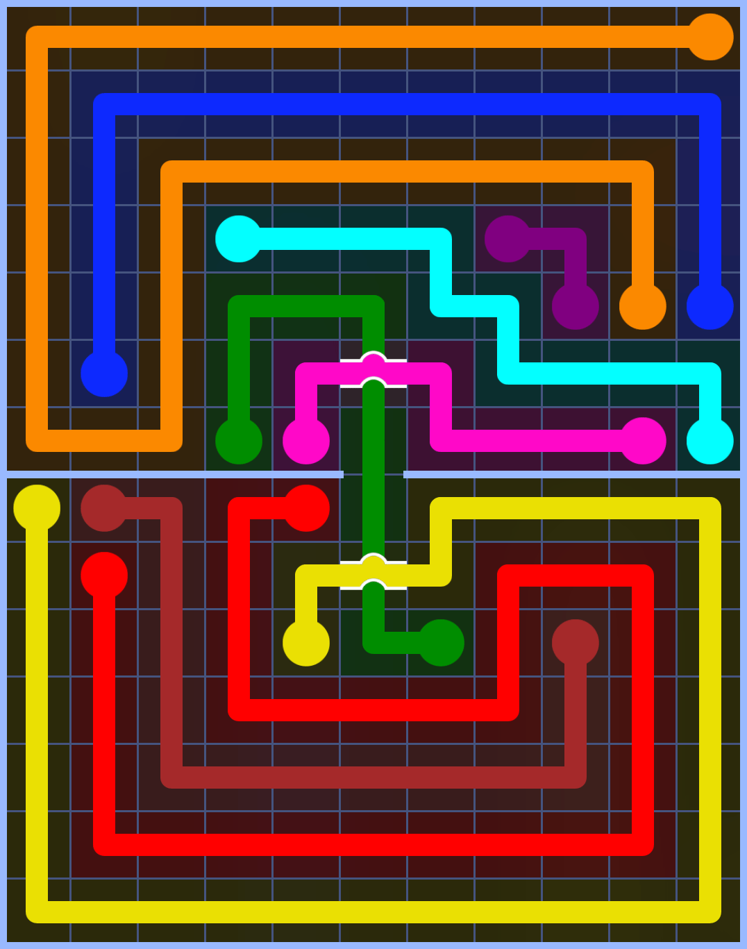 Flow Free 3372 Solution