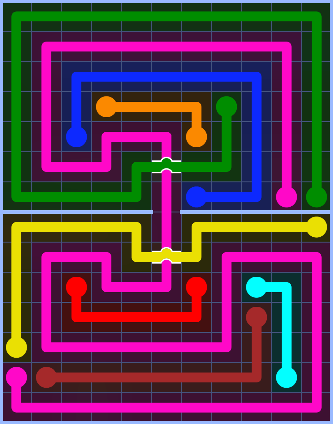 Flow Free 3378 Solution