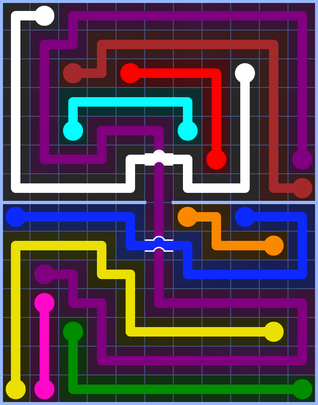 Flow Free 3382 Solution