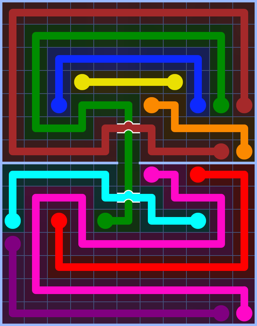 Flow Free 3386 Solution