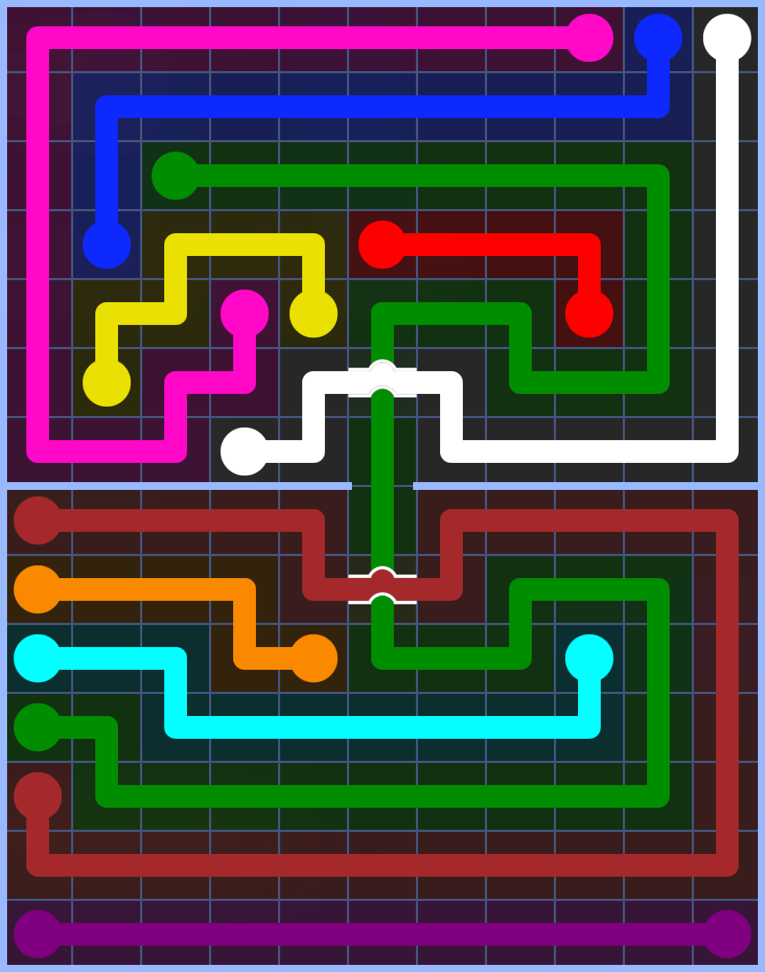 Flow Free 3387 Solution