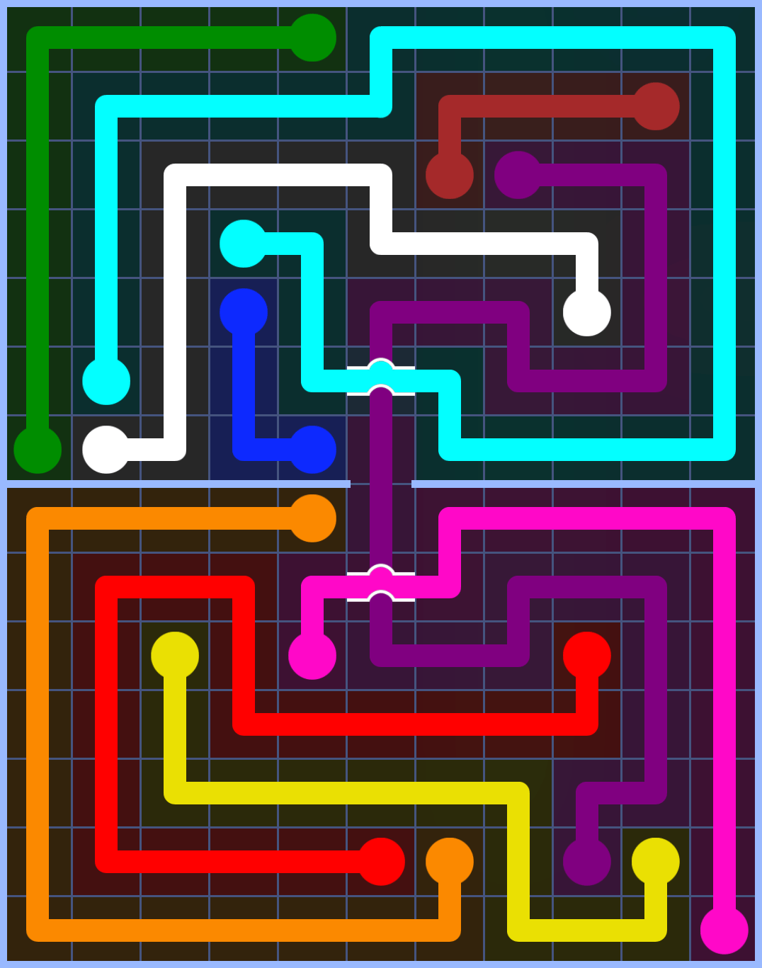 Flow Free 3369 Solution