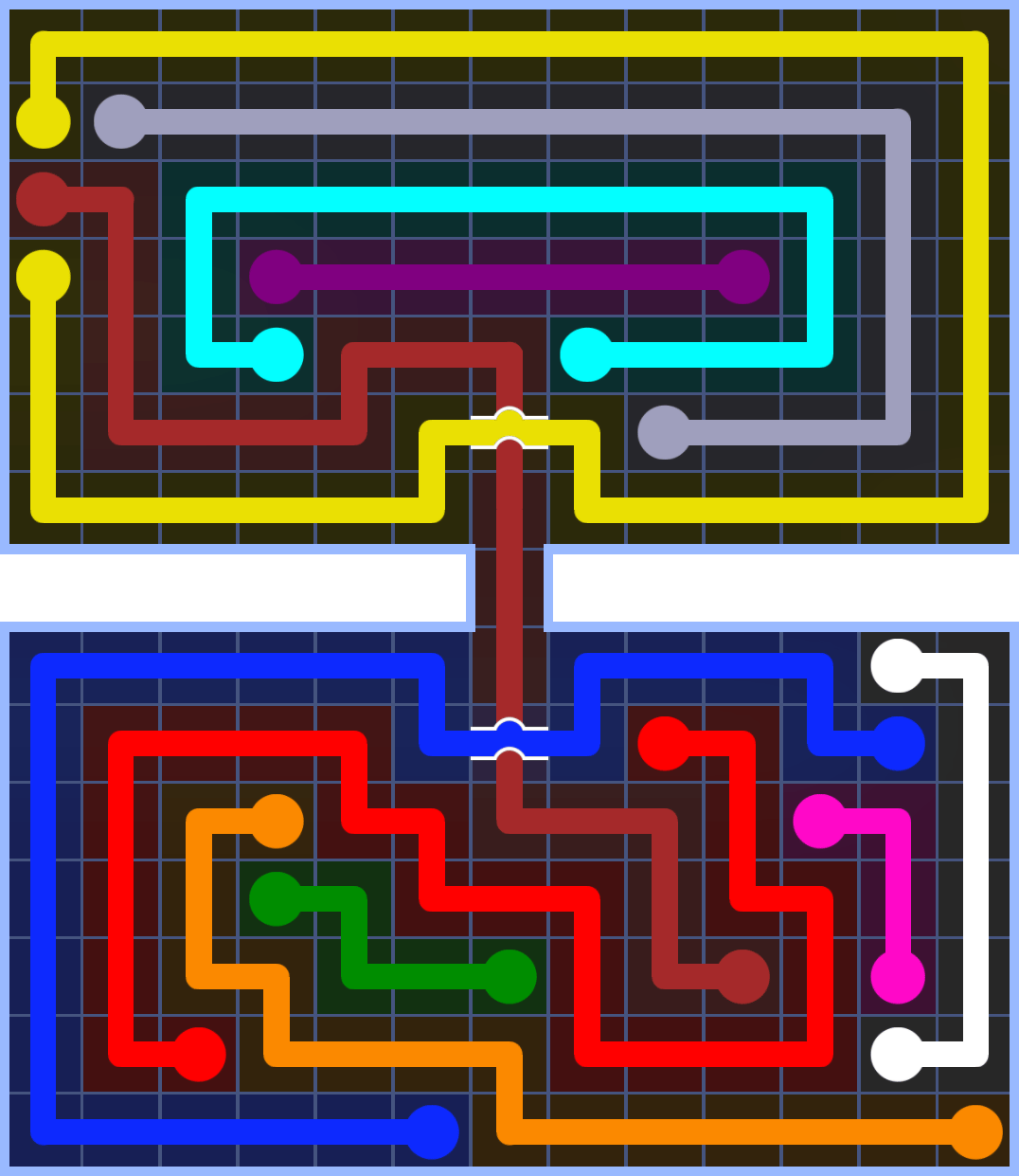 Flow Free 3391 Solution
