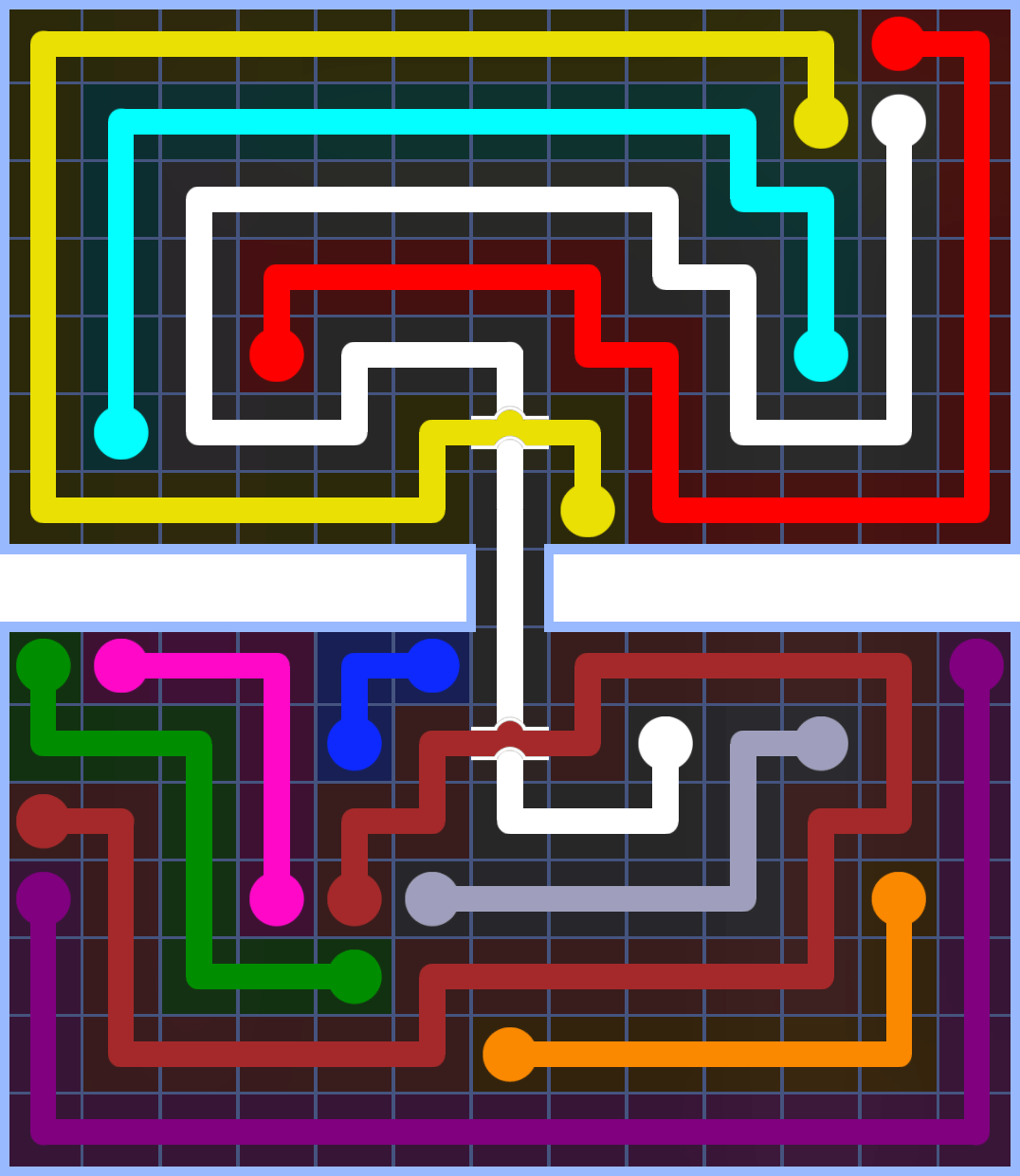 Flow Free 3394 Solution