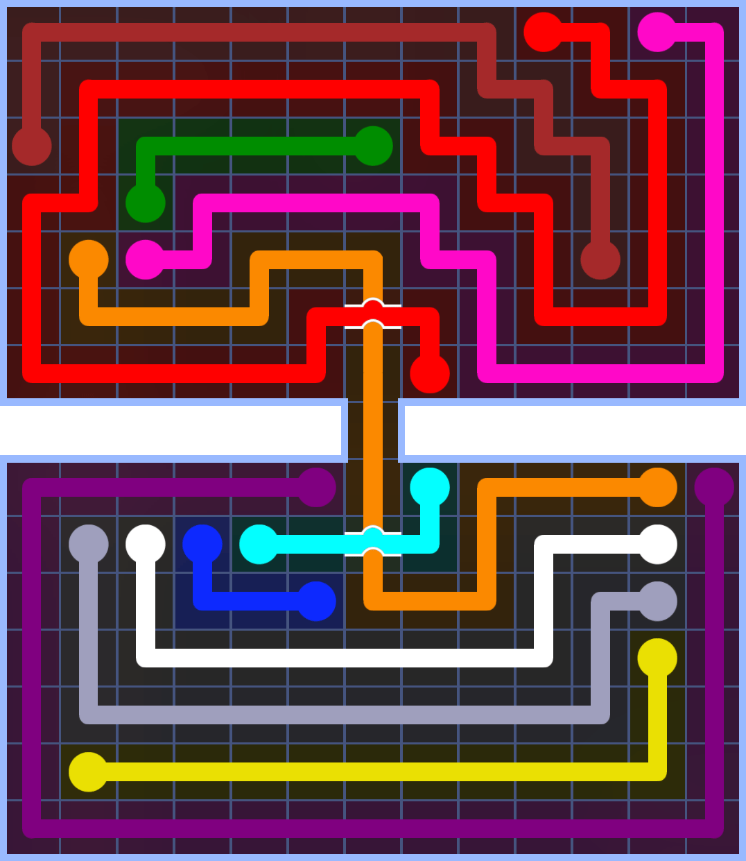 Flow Free 3396 Solution