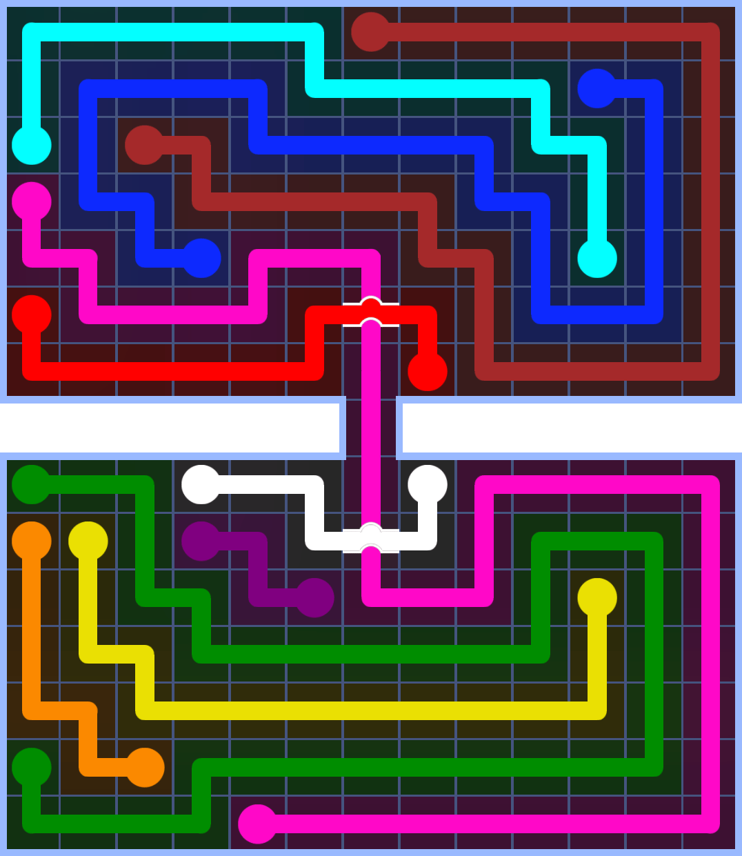 Flow Free 3403 Solution
