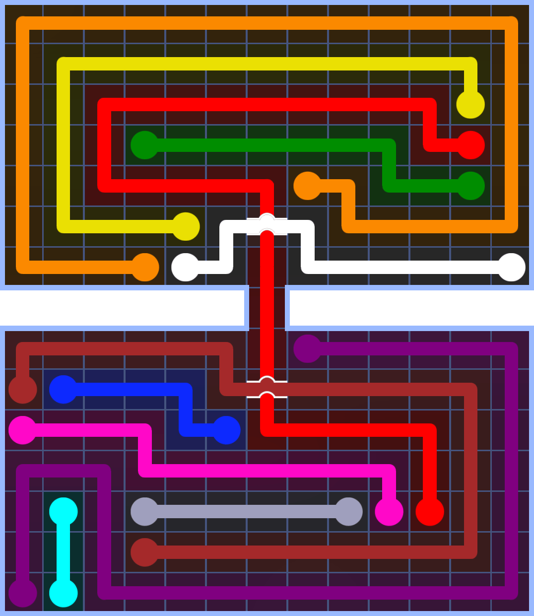 Flow Free 3407 Solution