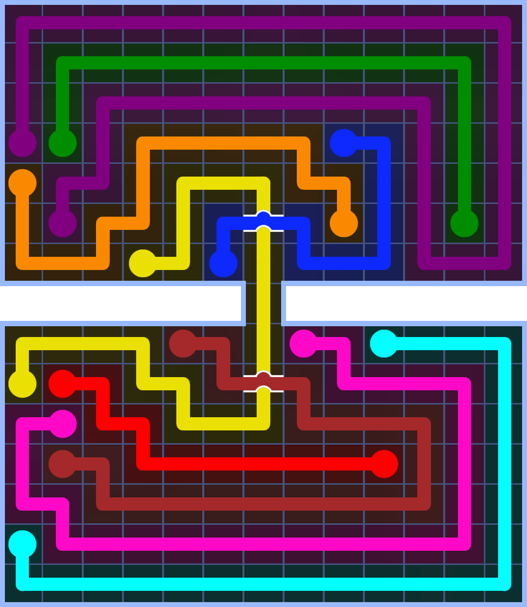 Flow Free 3410 Solution